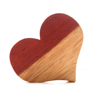 Open image in slideshow, Padauk Heart
